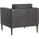 Richmond Brentwood Charcoal Leather Armchair